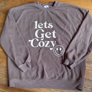 Pink Lily Graphic Sweatshirt